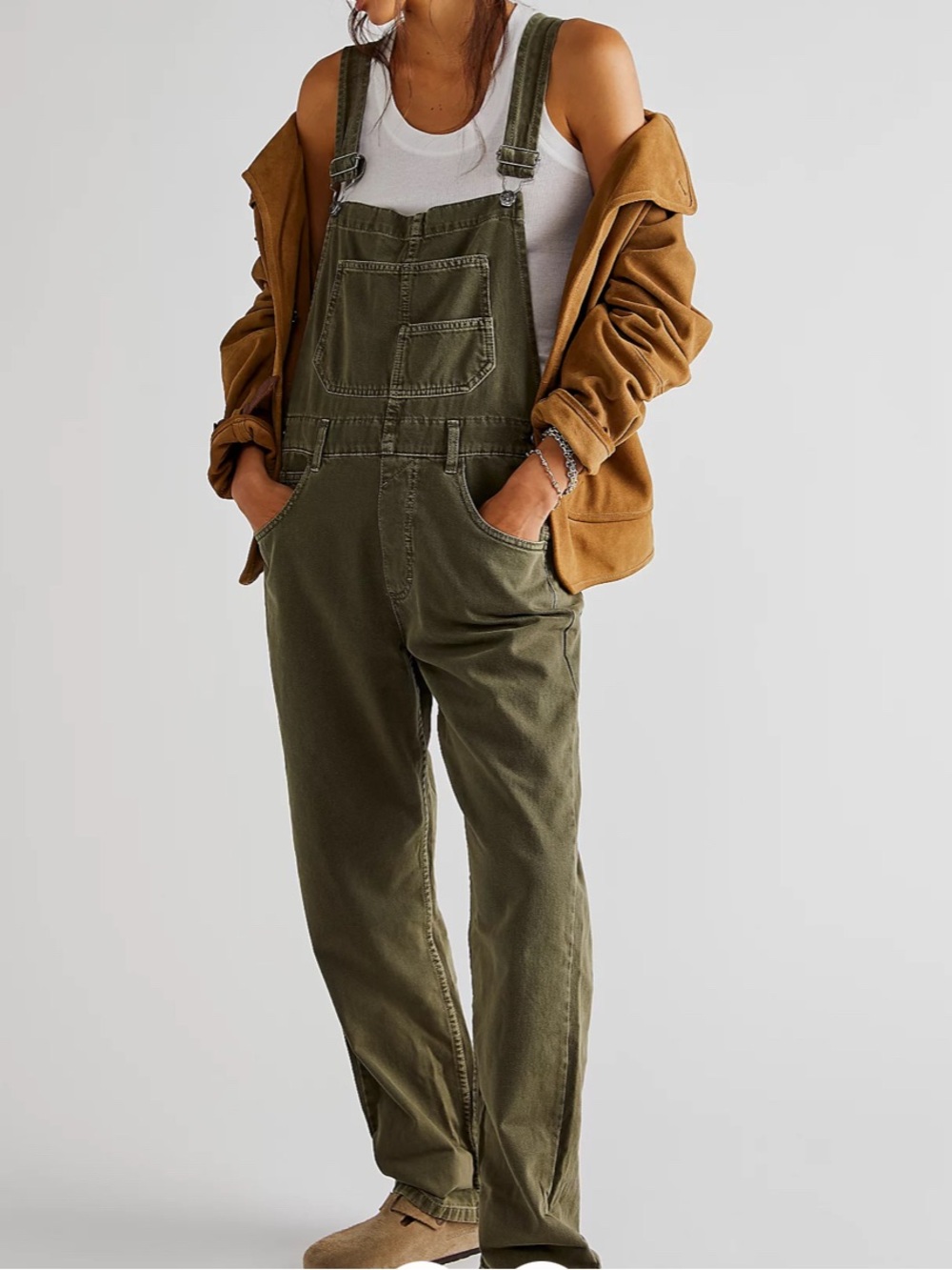 Free People We THe Free Ziggy denim overalls size xs
